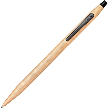 Ручка шариковая автоматическая "Classic Century Brushed Rose-Gold PVD" розовое золото/черный