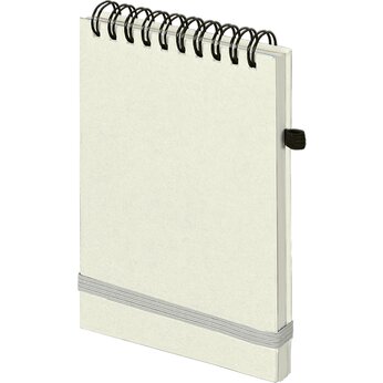 Блокнот "Memo" на спирали, бежевый
