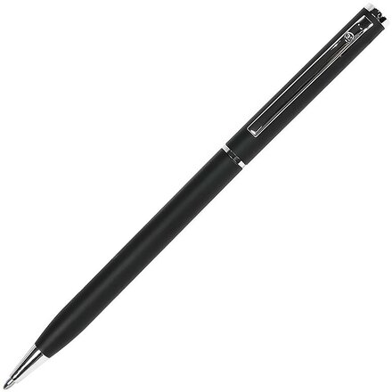 Ручка шариковая автоматическая "Slim 1100" черный/серебристый