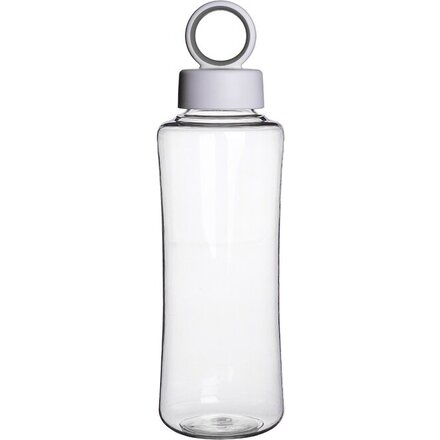 Бутылка для воды "Ring" прозрачный/белый