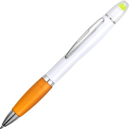 Ручка шариковая "Шейла" белый/оранжевый