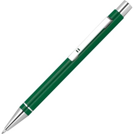 Ручка "Almeira" зеленый/серебристый