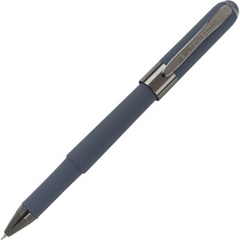 Ручка пластиковая шариковая «Monaco», графит/вороненая сталь