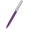 Ручка шариковая автоматическая "Bright Gum" софт-тач, фиолетовый/серебристый