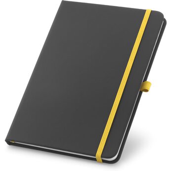 Блокнот "Corbin" черный/желтый