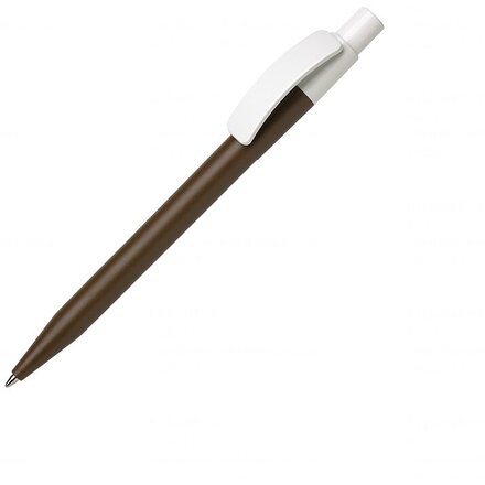 Ручка шариковая автоматическая "PX40 - MATT CB"  коричневый/белый