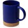 Кружка 450 мл с пробковым дном "Корк & Бон", глубокий синий