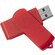Карта памяти USB Flash 2.0 8 Gb "Swing" красный