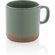 Кружка "P434.117", зеленый/натуральный