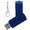 Карта памяти USB Flash 2.0 16 Gb "Twister" синий