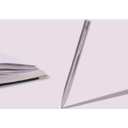 Ручка шариковая автоматическая "Firenze", серебристый