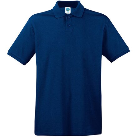 Рубашка-поло мужская "Apollo" 180, S, темно-синий