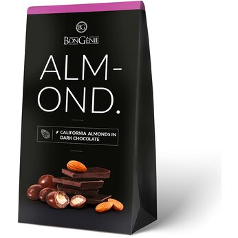 Драже "Bongenie. Миндаль в темном шоколаде" 100 гр.