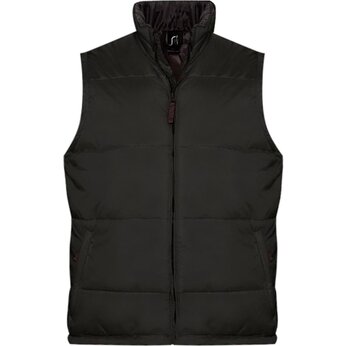 Жилет унисекс "Warm" 210, XXL, черный