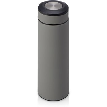 Термос "Vacuum Flask C1", серый, черный