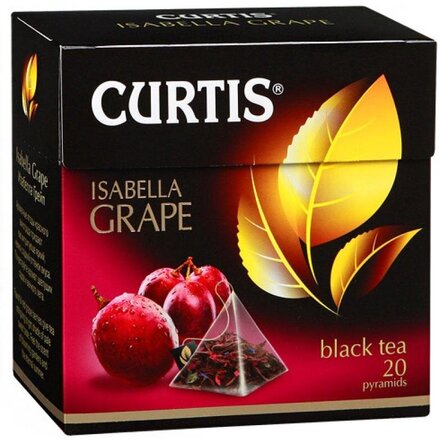 Чай черный "Curtis" Isabella Grape, в пирамидках