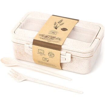 Контейнер для еды "Hapler", бежевый