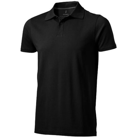 Рубашка-поло мужская "Seller" 180, XS, черный