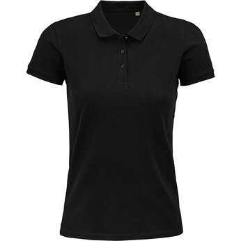 Рубашка-поло женская "Planet Women" 170, 2XL, черный