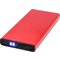 Зарядное устройство Power Bank "Höginn" 10000 мАч, красный