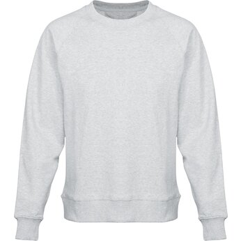 Свитшот оверсайз с рукавом реглан «Belgrade», унисекс, серый меланж,  2XL