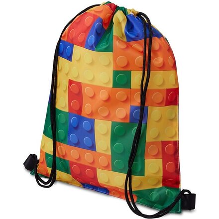 Рюкзак мешок из полиэстера, разноцветный