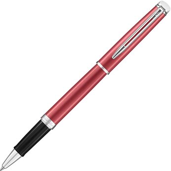 Ручка роллер Waterman Hemisphere, красный/серебристый/черный