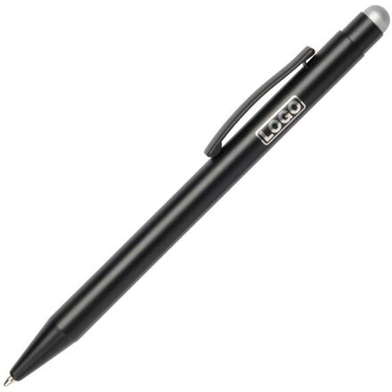 Ручка шариковая автоматическая "Black Beauty" черный/серебристый