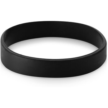 Силиконовый браслет "Forest" 202*12 мм, черный