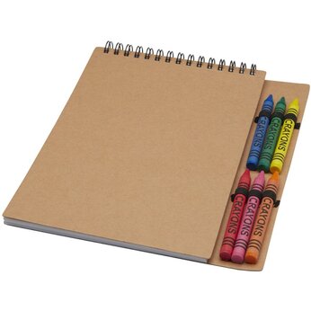 Блокнот А5 "Doodle", натуральный