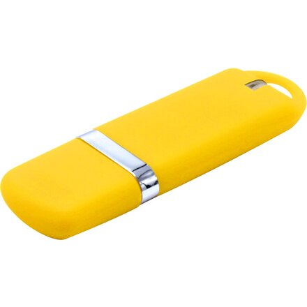 Карта памяти USB Flash 2.0 16 Gb "Shape" желтый