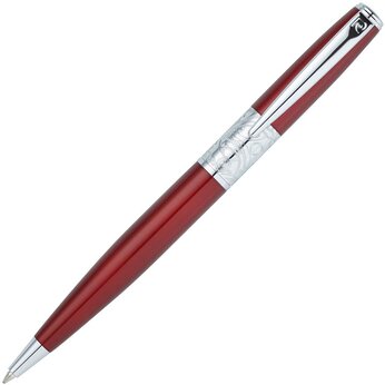 Ручка шариковая Pierre Cardin BARON, красный/ серебристый