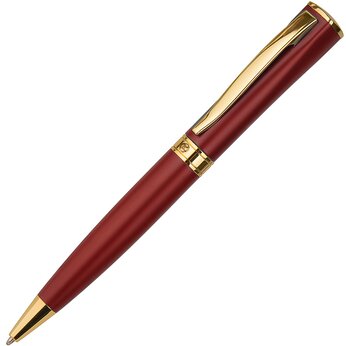 Ручка шариковая автоматическая "WIZARD GOLD", бордовый/золотистый