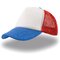 Бейсболка "Rapper" белый/синий/красный