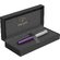 Ручка-роллер Parker Sonnet Essentials Violet SB Steel CT, цвет чернил black, перо: F, в подарочной упаковке.