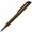 Ручка шариковая автоматическая "Flow T-GOM 30 CR" софт-тач, коричневый/серебристый