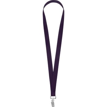 Тесьма с клипом для бэджа "839115" баклажановый