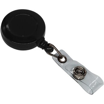 Держатель-ретрактор для бэджа "4hand", черный 6 C