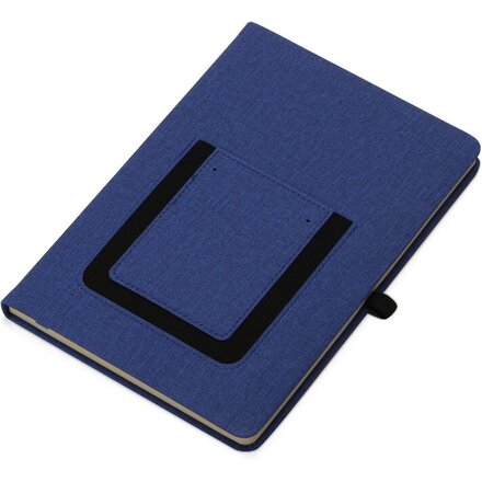 Блокнот "Pocket" А5, с карманом, синий