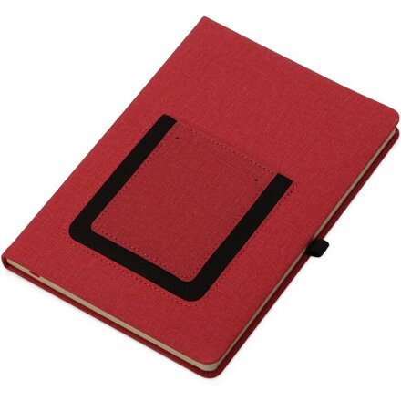 Блокнот "Pocket"А5, с карманом, красный