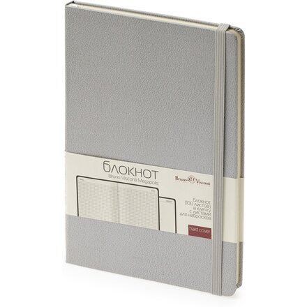 Блокнот "Megapolis Journal" А5, серебристый